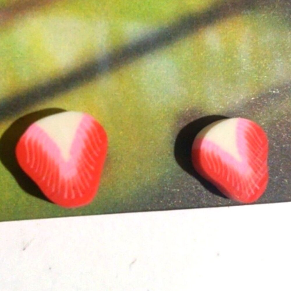 Elegant Pink and White Stud Earrings - Women's Fashion Jewelry